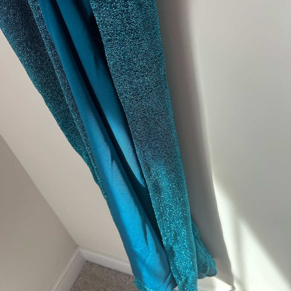 BAOBAB Blue Metallic sleeveless maxi dress - Picture 6 of 15